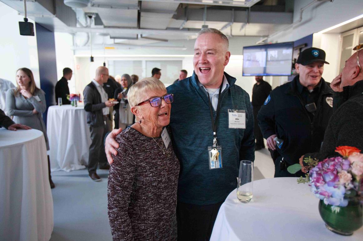Attendees at the El-Bermani Advanced Anatomy Lab dedication event.
