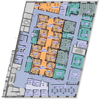 Floor plan for the new CSSC