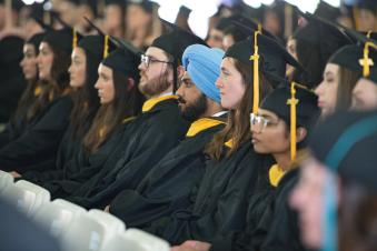 Graduate Program students at the 2023 Commencement ceremony