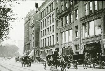 The original Tufts School of Medicine building in 1893