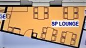 Floor plan of a standard patient lounge in the new CSSC
