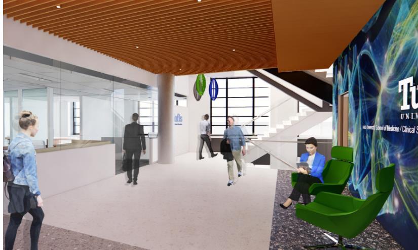 Mock up of the new CSSC lobby