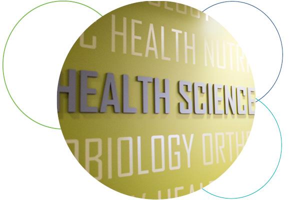 Health Sciences sign
