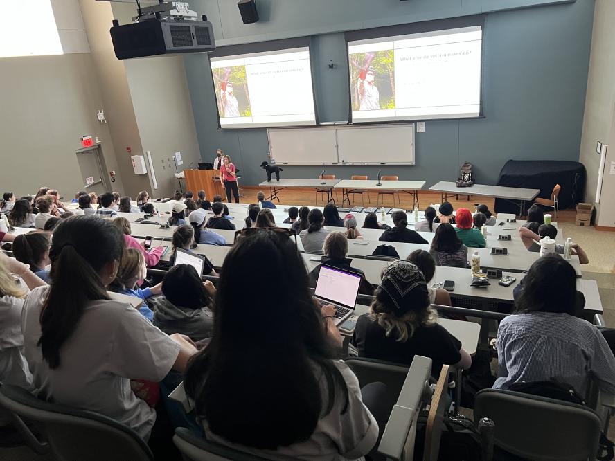 Mini Med School students attending a lecture