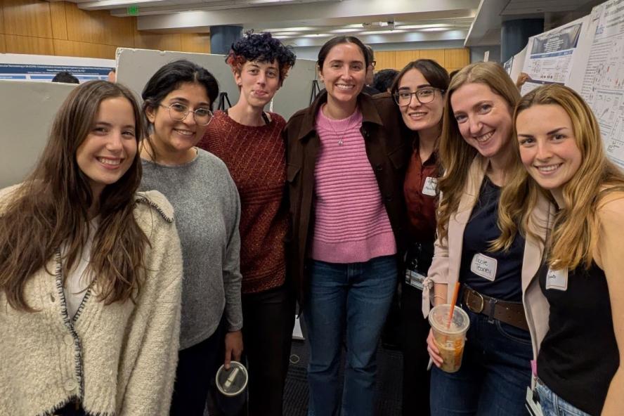 Group of students at the Charlton Poster Competition