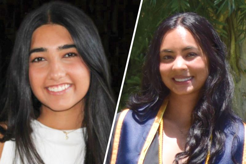 Collage of headshots of featured students