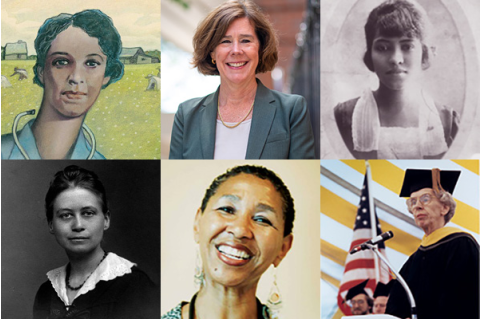 Six profiles of notable women
