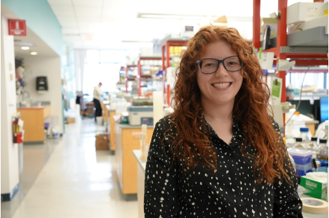 Kee-Lee Stocks, PhD student in microbiology