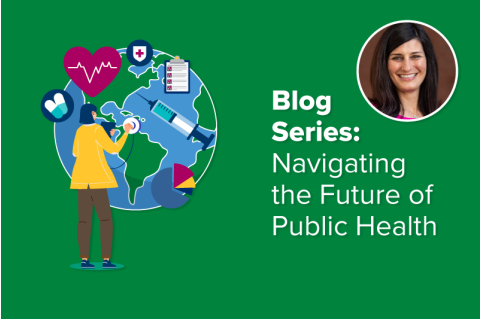 Blog Series: Navigating the Future of Public Health with headshot of Margie