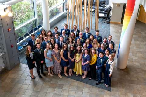 Maine Track Celebration group photo. (Photo courtesy MaineHealth)