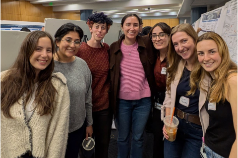 Group of students at the Charlton Poster Competition