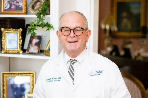 Edward P. Butler established the Butler Family Global Health Fund for medical and public health students pursuing global learning experiences.