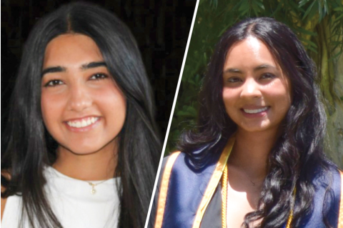 Collage of headshots of featured students