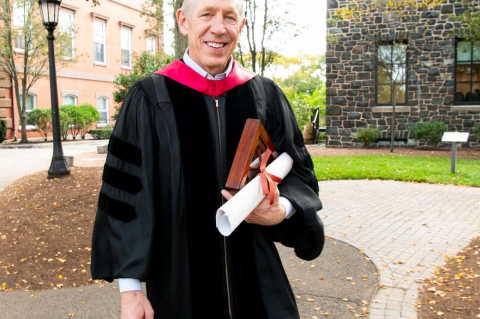Jeff Moslow in regalia 